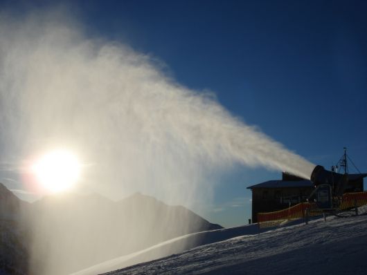 Bergbahnen spielen Frau Holle in Obertauern