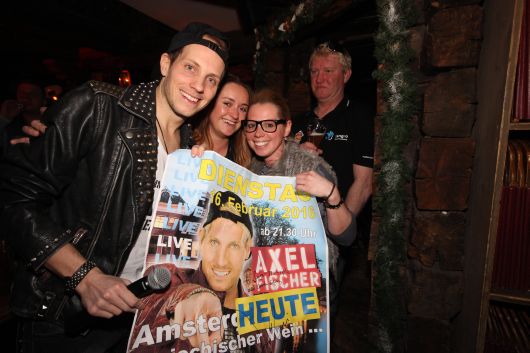 Immer bereit, für ein Foto mit den Fans